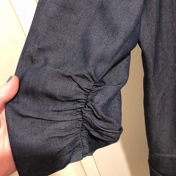 Aqua Chambray Blazer - Picture 5 of 8